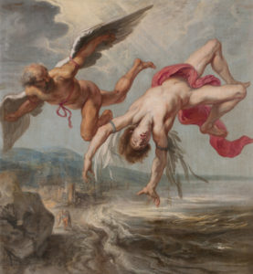 Copyright Bites. The Flight of Icarus by Jacob Peter Gowy. This work is in the public domain. Source: Wikimedia Commons